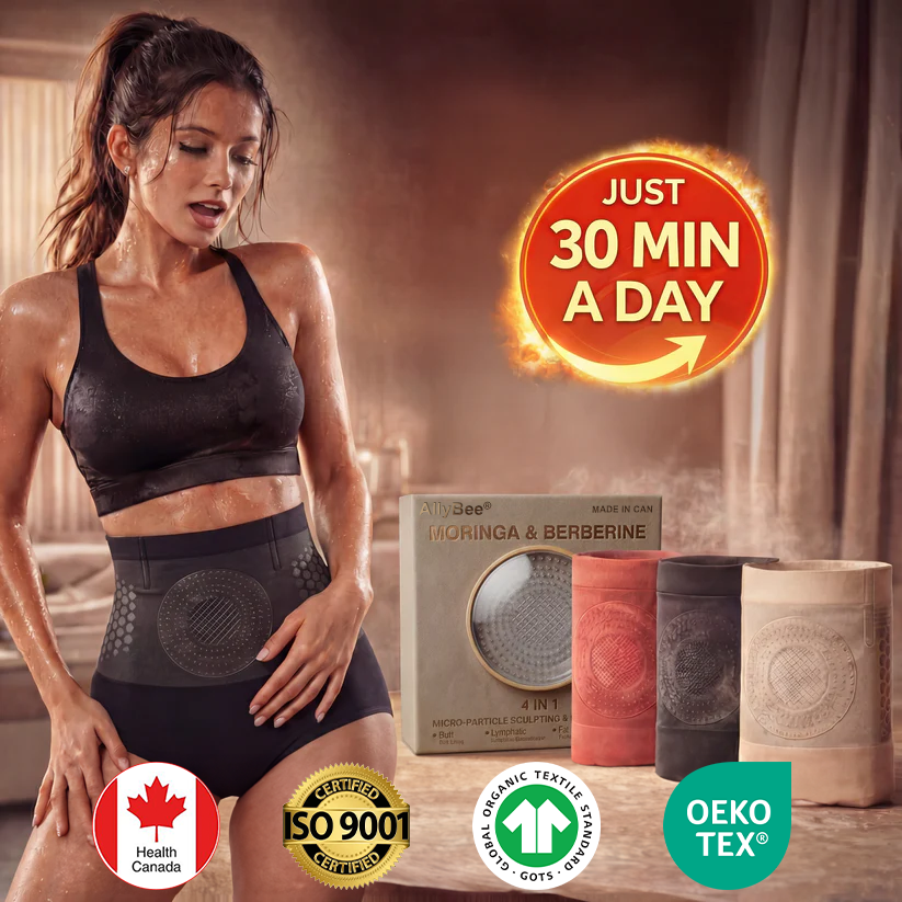 AllyBee® Moringa & Berberine 4-In-1 Micro-Particle Sculpting & Fat-Burn Shorts
