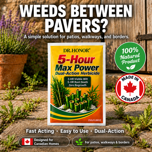 🏆🔥DR.HONOR® 5-Hour Max Power Dual-Action Herbicide | Fast-Acting Granules for Stubborn Weeds & Brush